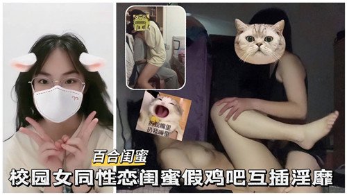 校园女同.性恋闺蜜假鸡巴互插淫靡