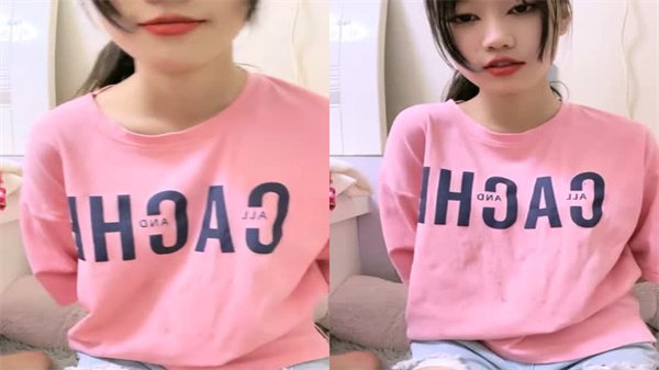 牛仔短裤苗条小姐姐